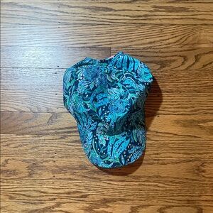 Lilly Pulitzer Blue and Green Hat